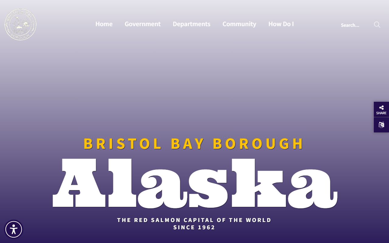 Bristol Bay Borough Alaska Traffic Court Records borough government page