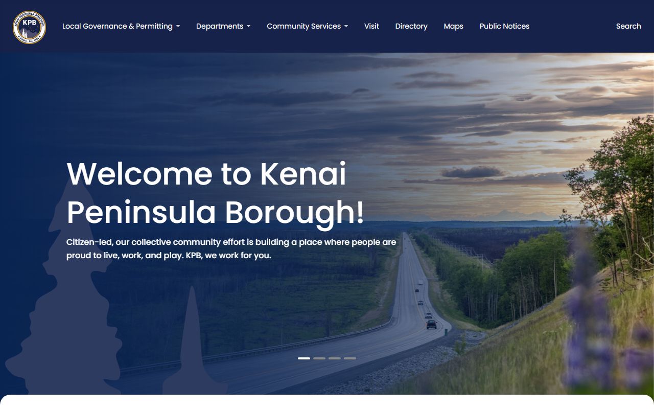 Kenai Peninsula Borough Alaska Traffic Court Records borough website image