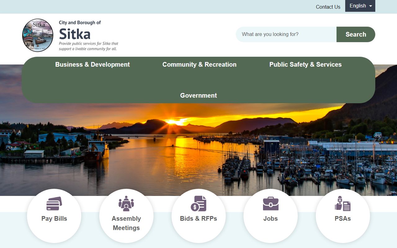 Sitka, Alaska Traffic Court Records city and borough image